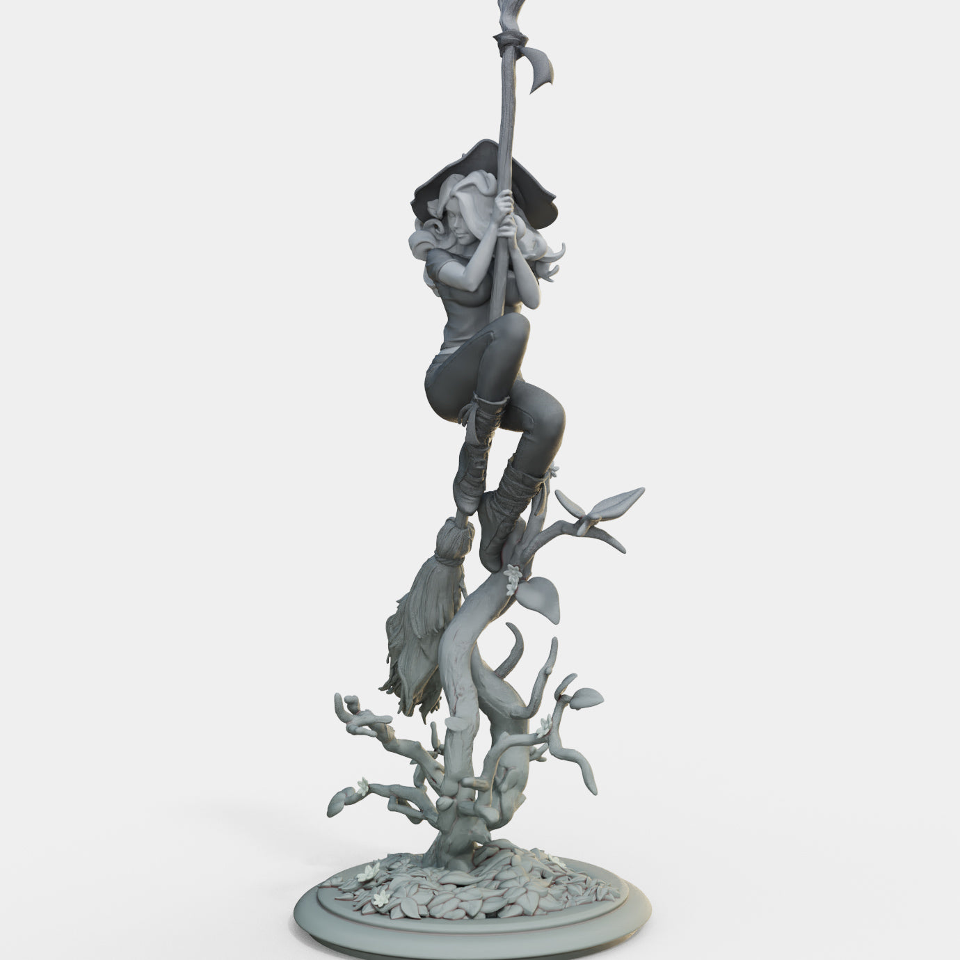 Female Miniatures - Bloodbound Witches - Sarina - 32/75/120mm Pin Up/Figure/Figurine/Diorama - Helios3DPrinting