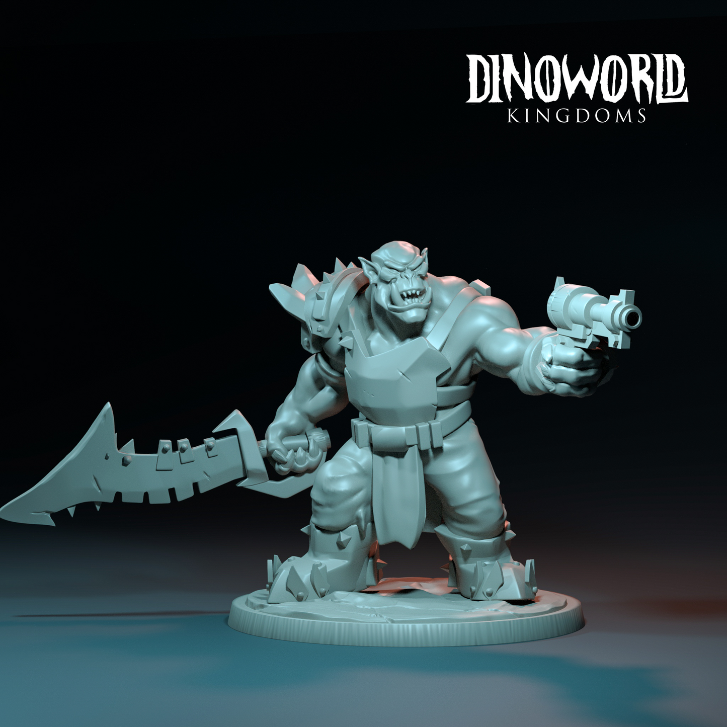 Dinoworld - Orks - Orc #2 - DnD/Pathfinder/TTRPG Figure Miniature