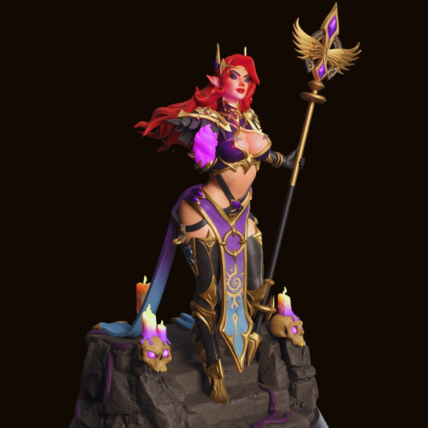 HoldMyMiniatures - Nocturne Shadow #2 - 75mm Pin Up/Figure/Model/Diorama