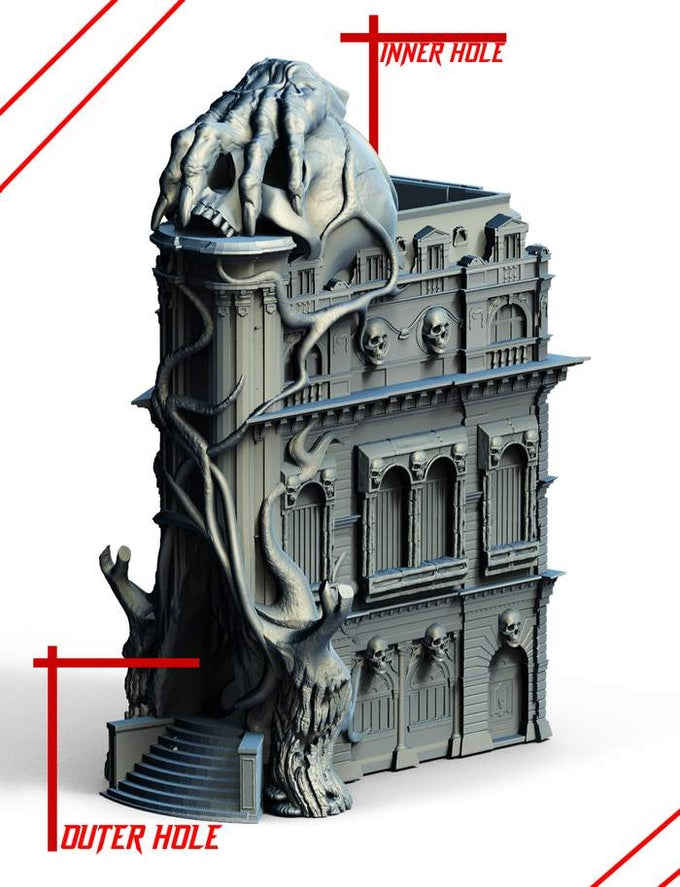 Slope3D - Haunted House Dice Tower - DnD/TTRPG/Roleplaying/Wargames