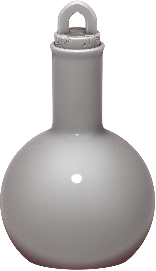 Ars Moriendi - Plain Potions Dice Holder - Volumetric Beaker - DnD/TTRPG/Roleplaying/Wargames - Helios3DPrinting