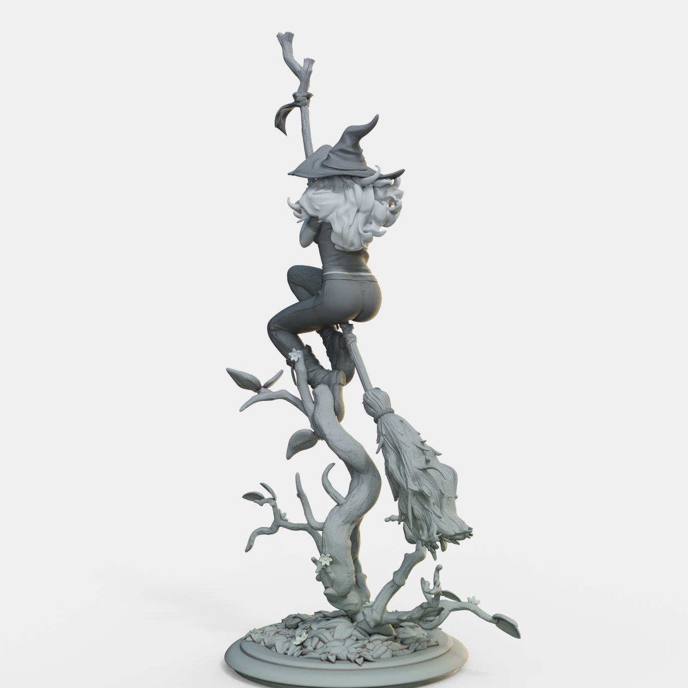 Female Miniatures - Bloodbound Witches - Sarina - 32/75/120mm Pin Up/Figure/Figurine/Diorama - Helios3DPrinting