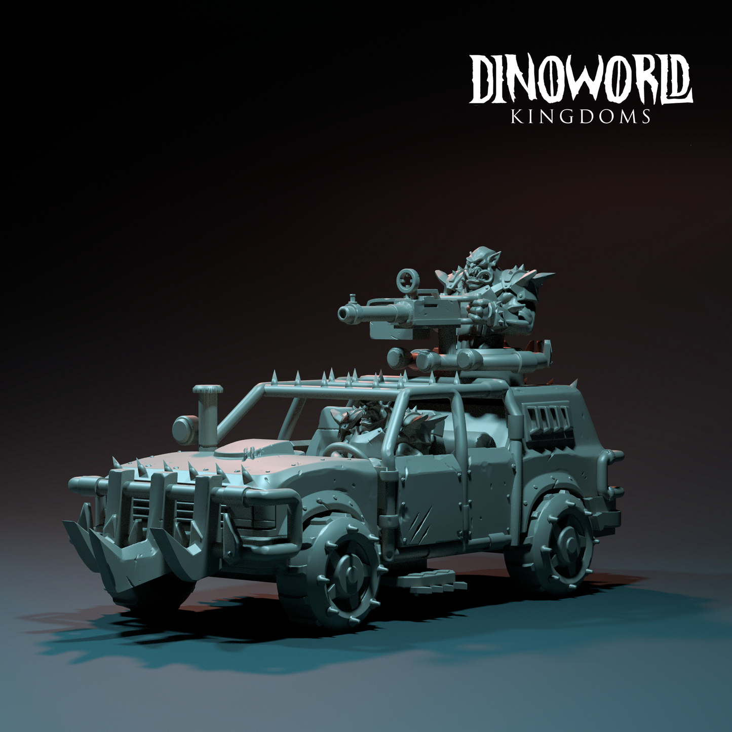 Dinoworld - Orks - Orc Truck - DnD/Pathfinder/TTRPG Figure Miniature