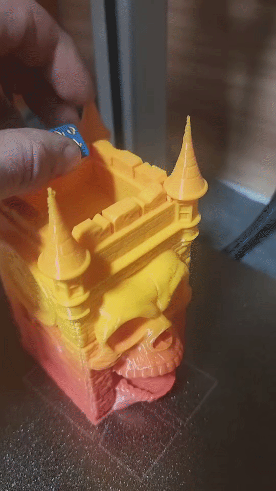 Slope3D - Clocktower (Chronoskull) Dice Tower - DnD/TTRPG/Roleplaying/Wargames