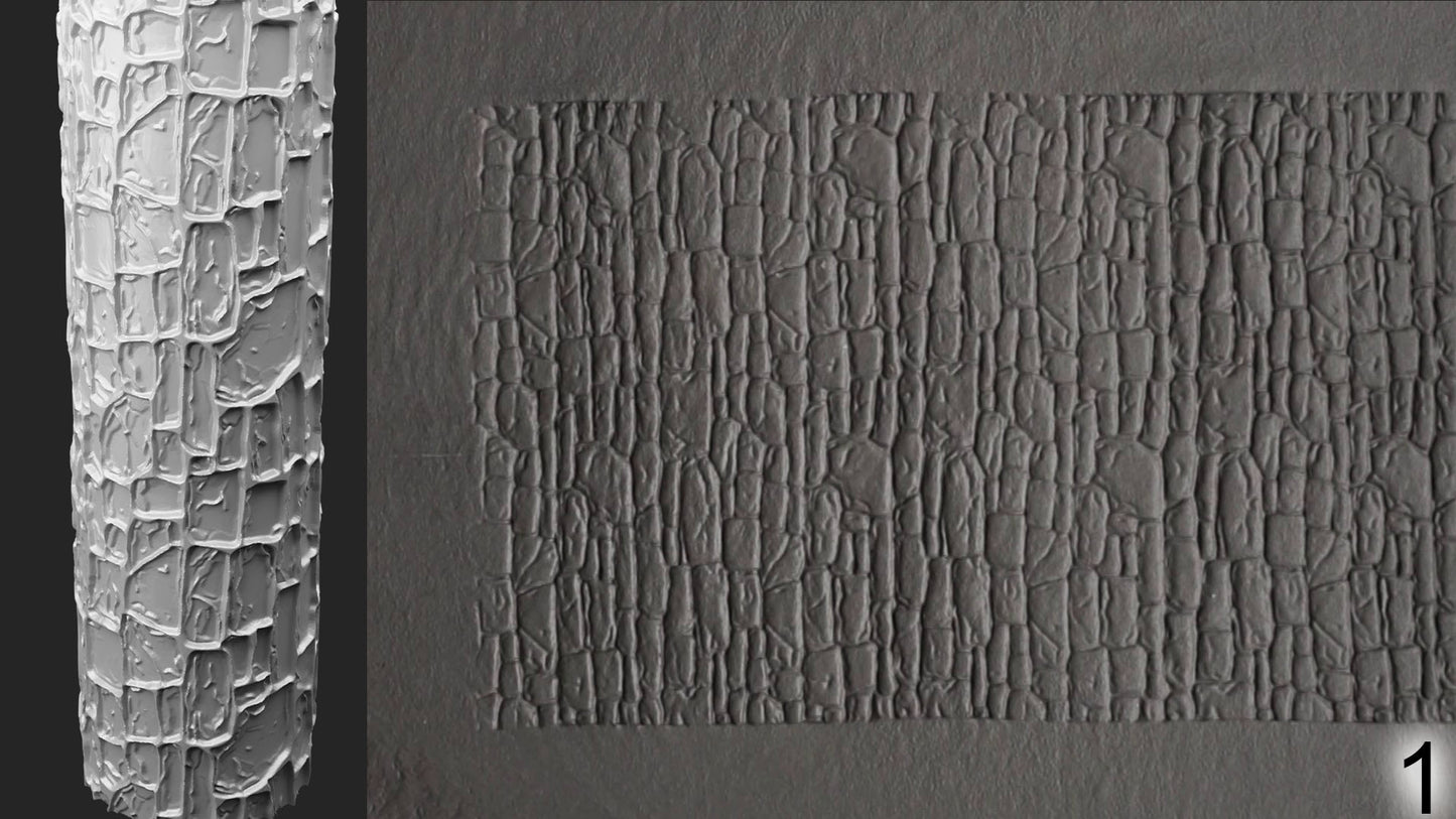 Jorrit - Texture Rollers #16 - Clay Roller for Scenery/TTRPG/Pottery Embossing