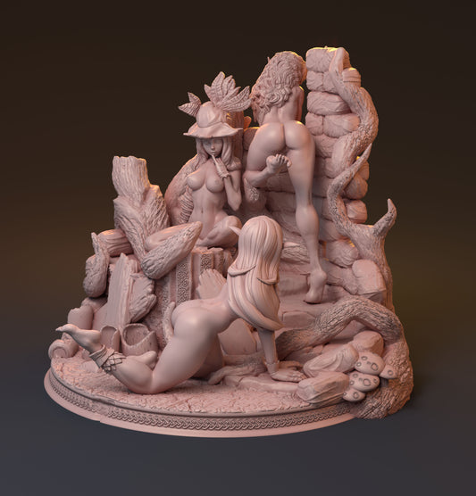 42studio - Wild Legacies Diorama - 32/75mm Pin Up/Figure/Model/Diorama - Helios3DPrinting