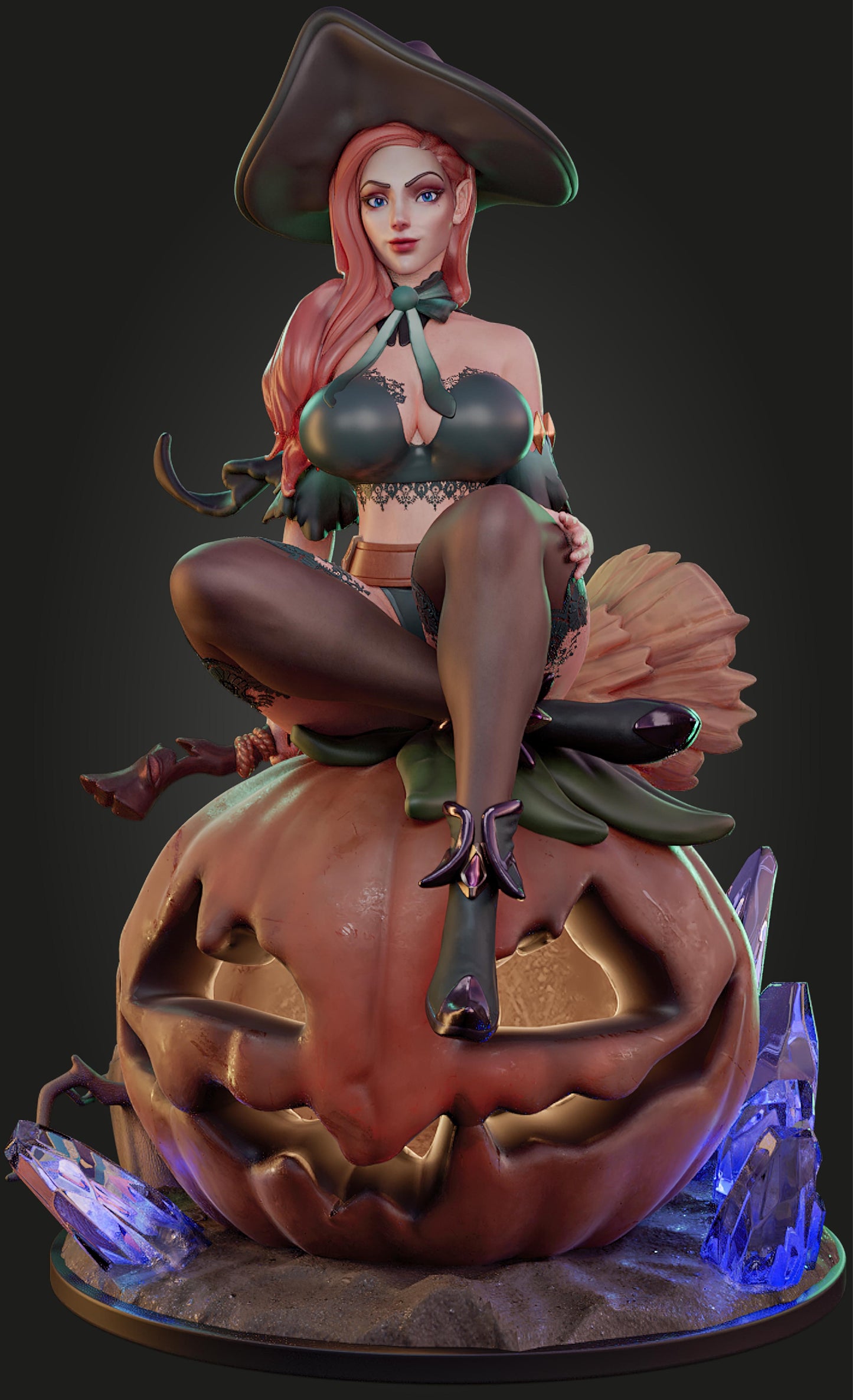 AMCM Studios - Cassandra Spellweaver - 32/75mm Pin Up/Figure/Model/Diorama - Helios3DPrinting