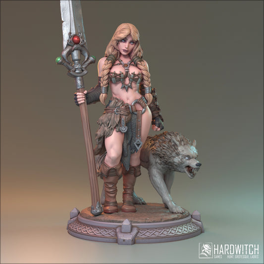 MythRealms - Night Wolf Tribe - Alva Thurd - 32/75/100mm Pin Up/Figure/Model/Diorama