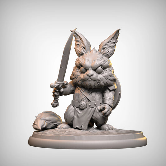 SeaHorse3D - Fantazoor #2 - Rabbit - DnD/TTRPG Figure/Miniature