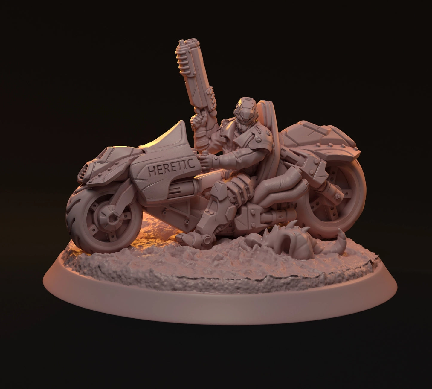 MythRealms - Cyber Addiction - Heim & Bike - 32/75mm Pin Up/Figure/Model/Diorama