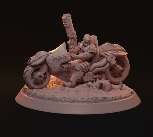 MythRealms - Cyber Addiction - Heim & Bike - 32/75mm Pin Up/Figure/Model/Diorama