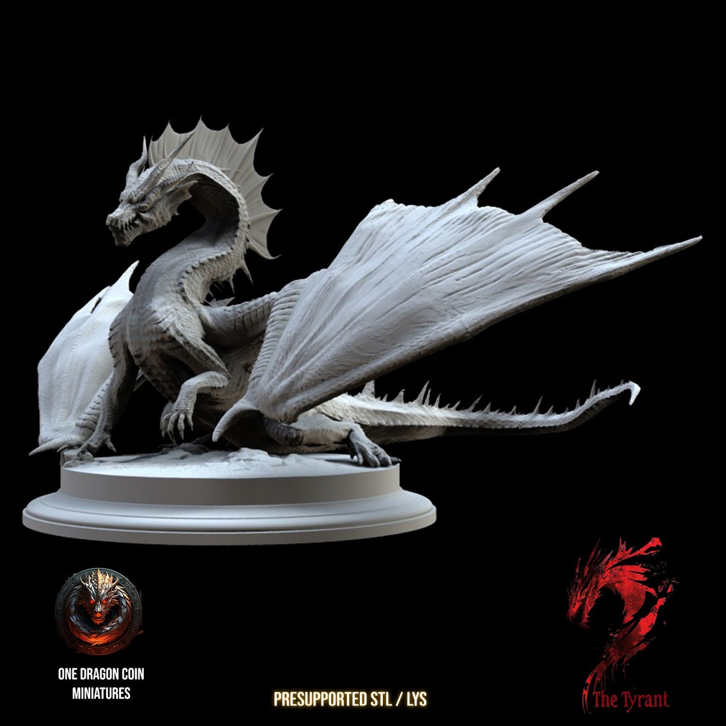 One Dragon Coin - Avernox - DnD/TTRPG Figure/Miniature