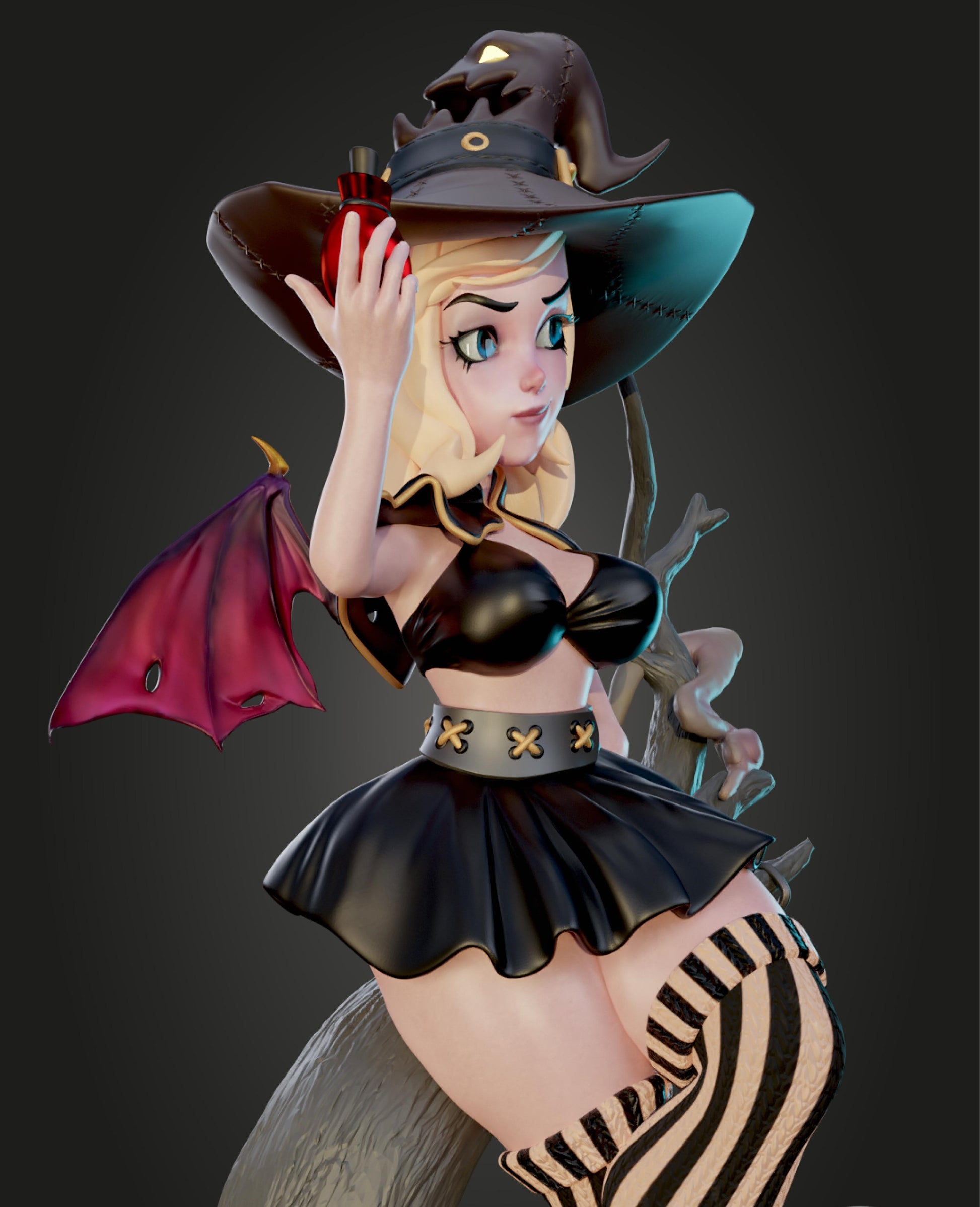 AMCM Studios - Evangeline Shadowcroft - 32/75mm Pin Up/Figure/Model/Diorama - Helios3DPrinting