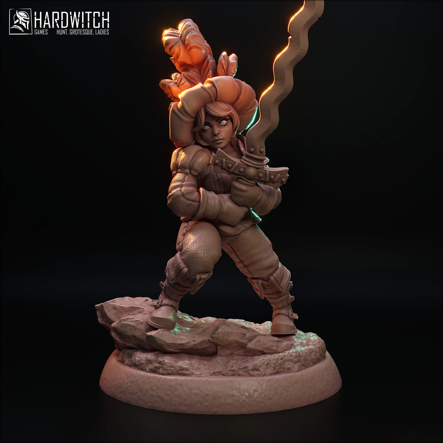 HardWitch Games - Blazing Blades - Hina - DnD/TTRPG Figure/Miniature