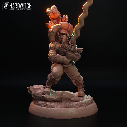 HardWitch Games - Blazing Blades - Hina - DnD/TTRPG Figure/Miniature