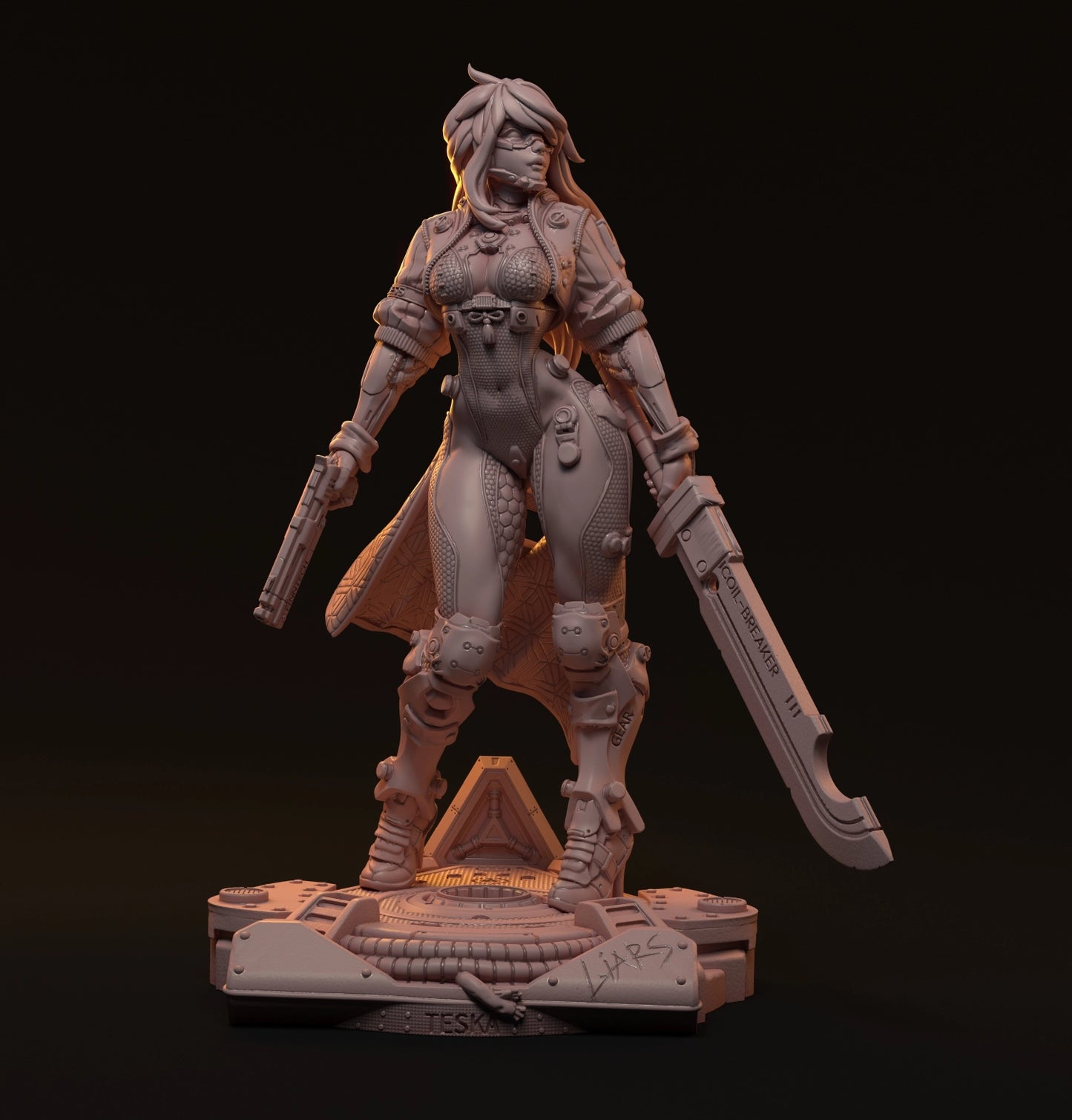 MythRealms - Cyber Addiction - Teska Ai - 6 Poses - 32/75/200mm Pin Up/Figure/Model/Diorama