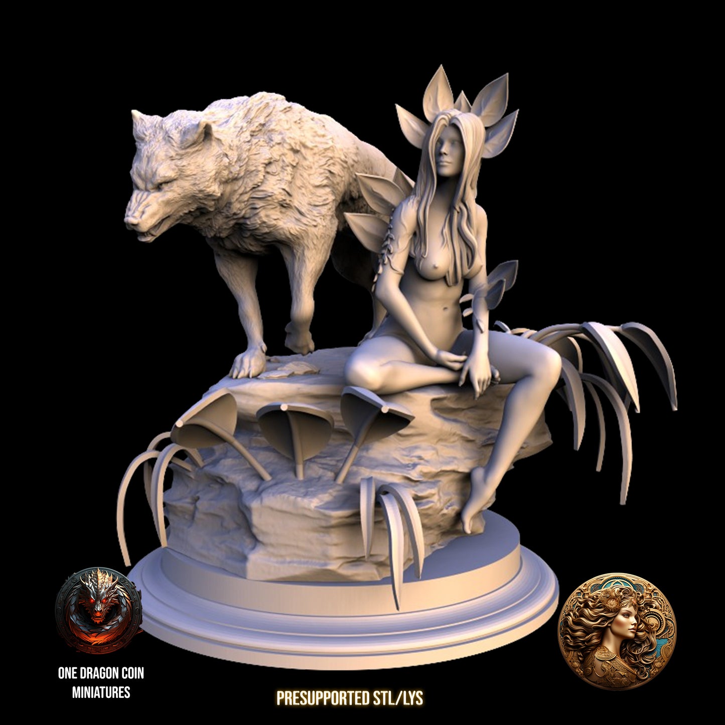 One Dragon Coin - Layla, Dryad - 130mm Pin Up/Figure/Model/Diorama
