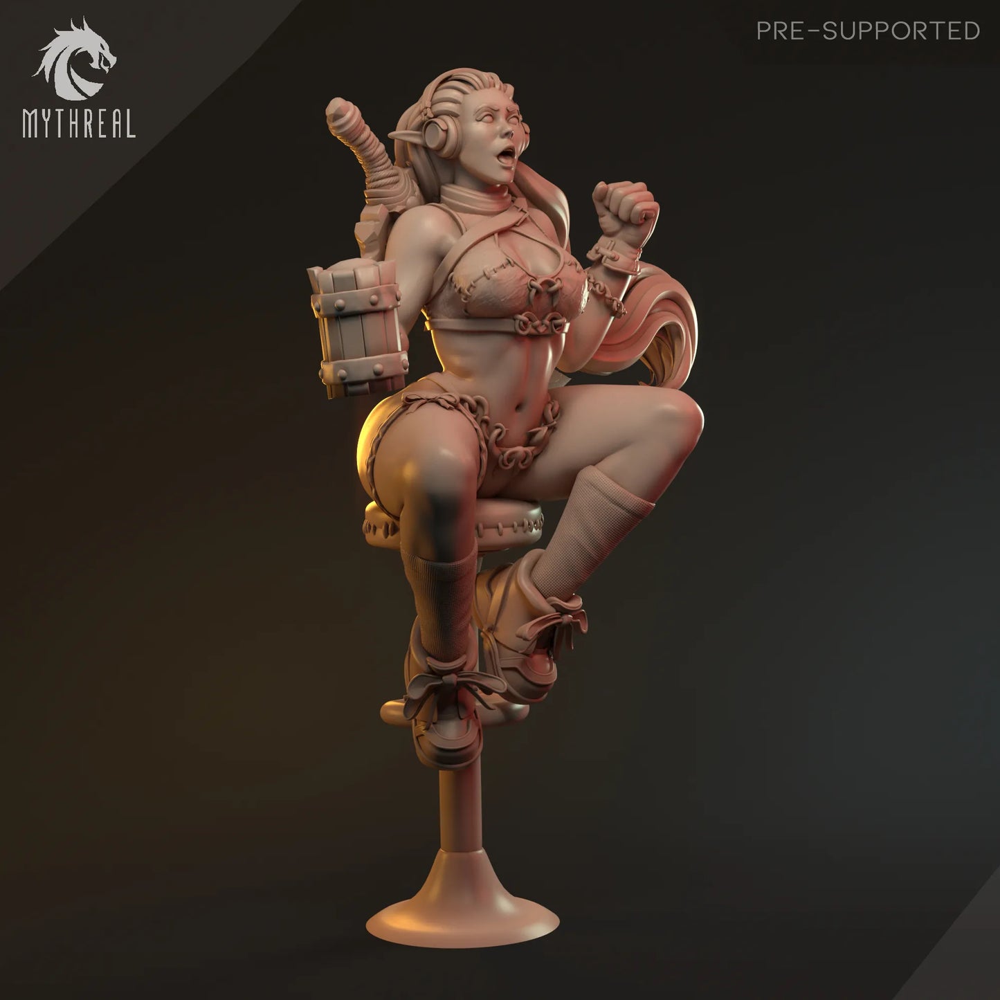 HardWitch Games - Cheerleader Olifia - DnD/TTRPG Figure/Miniature