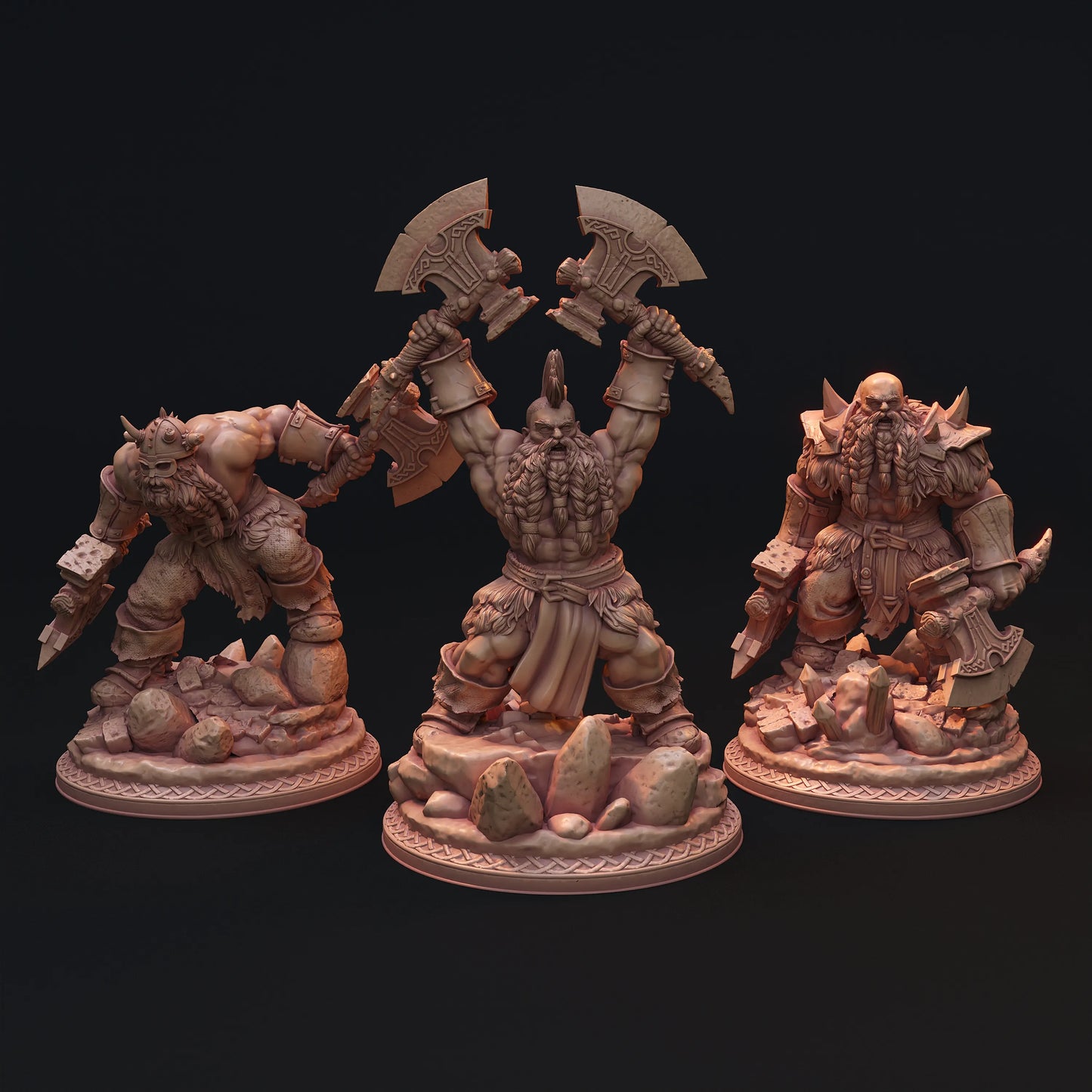 HardWitch Games - Dwarf Berserker - DnD/TTRPG Figure/Miniature