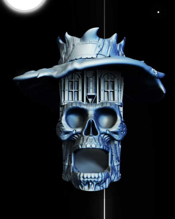 Slope3D - Witch (Rattlebones) Dice Tower - DnD/TTRPG/Roleplaying/Wargames