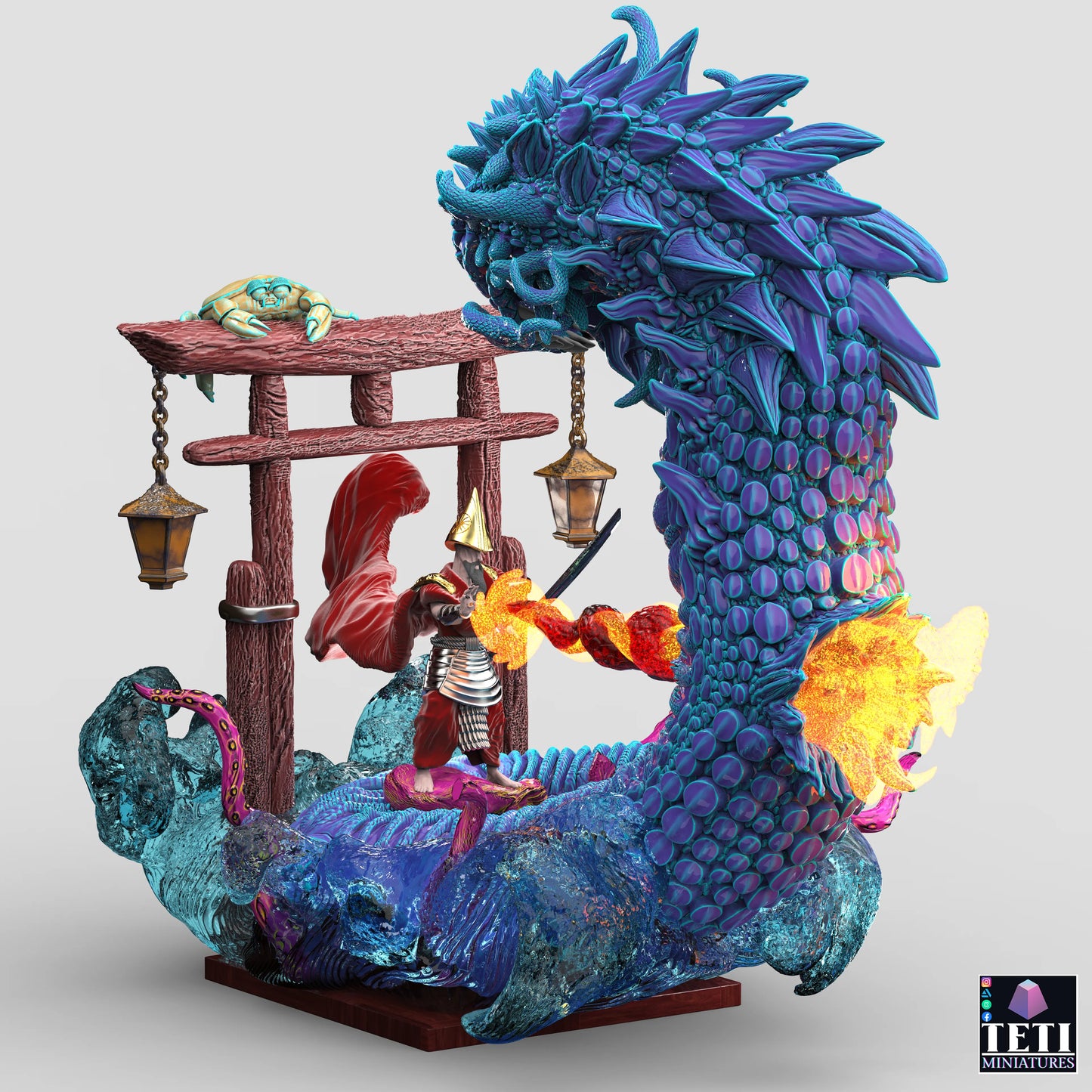 Teti Miniatures - Wyrm Hunter - 120mm Pin Up/Figure/Model/Diorama