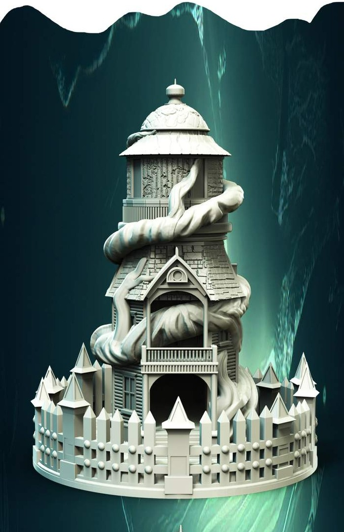 Slope3D - Lighthouse (Root) Dice Tower - DnD/TTRPG/Roleplaying/Wargames