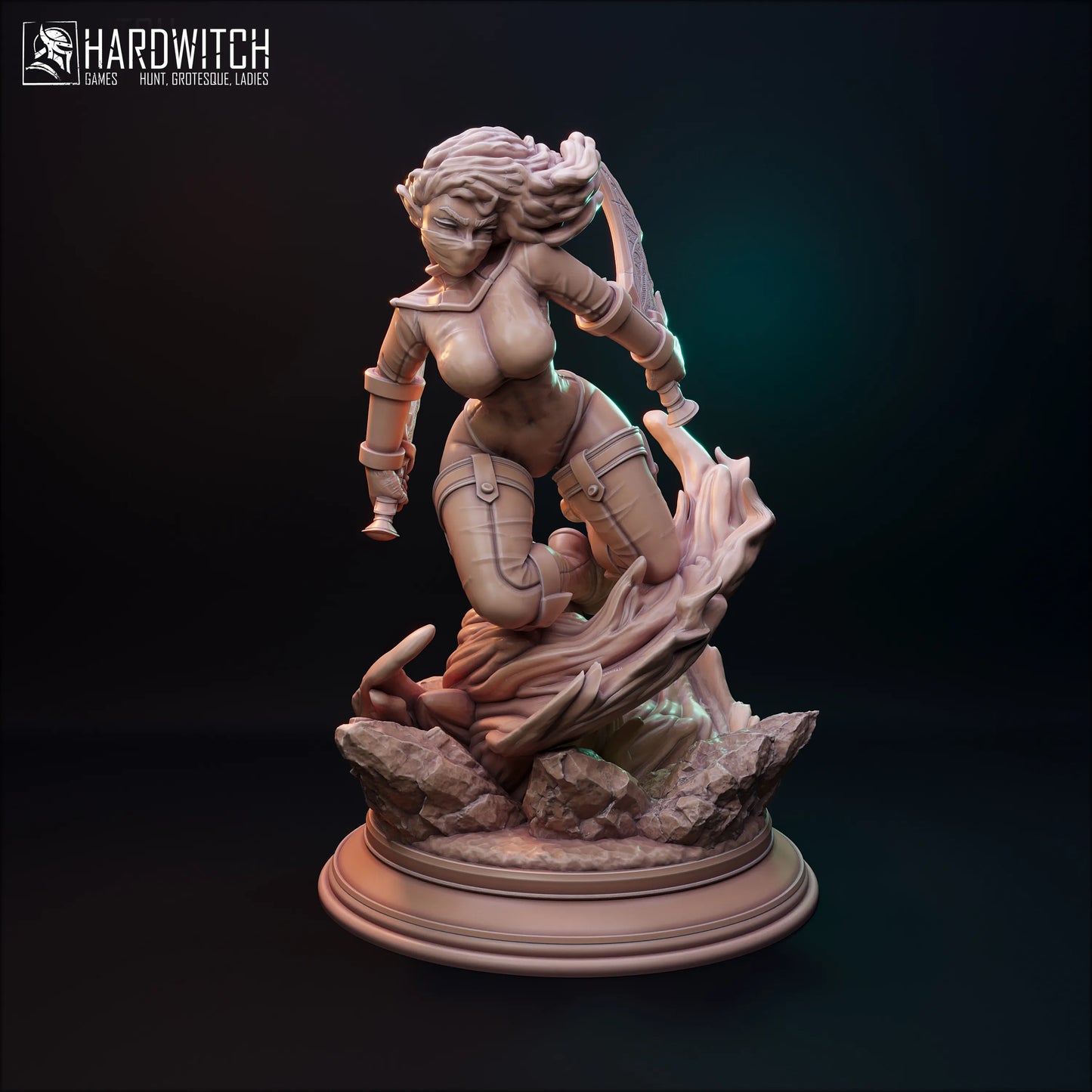HardWitch Games - Assassin Elves - Ja-Ish - DnD/TTRPG Figure/Miniature
