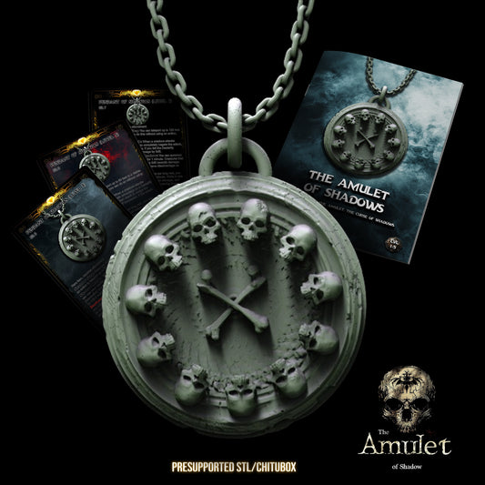 One Dragon Coin - Props - Necklace of Shadow - DnD/TTRPG Figure/Miniature