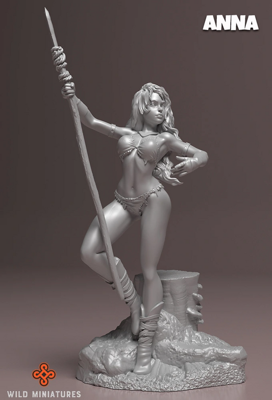 Wild Miniatures - Wild Wild Girls - Anna - 32/75mm Pin Up/Figure/Model/Diorama