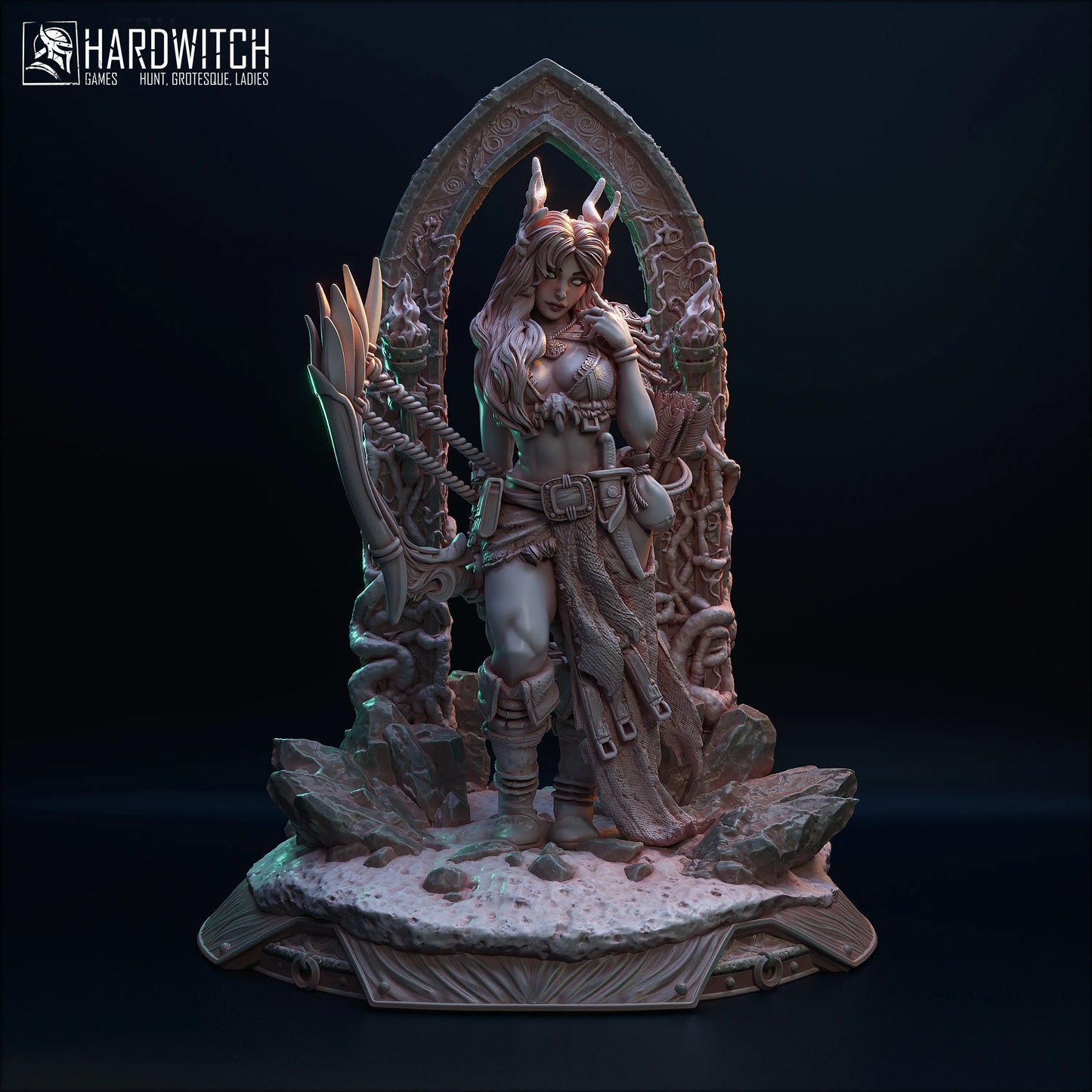 HardWitch Games - Yggdrasil - Yildiliel Solanthim - 75/100mm Pin Up/Figure/Model/Diorama