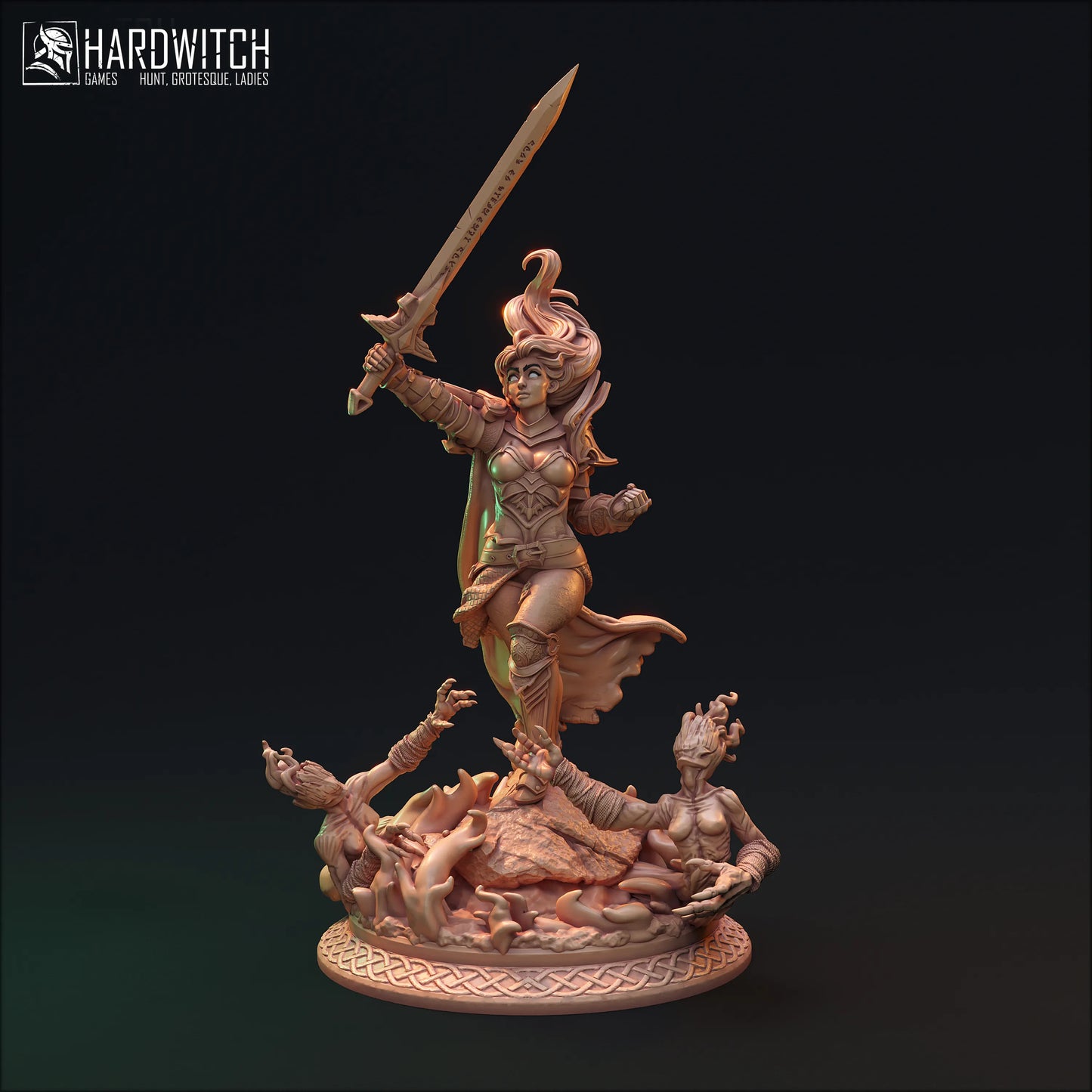HardWitch Games - Vekhir Dettar - 75mm Pin Up/Figure/Model/Diorama