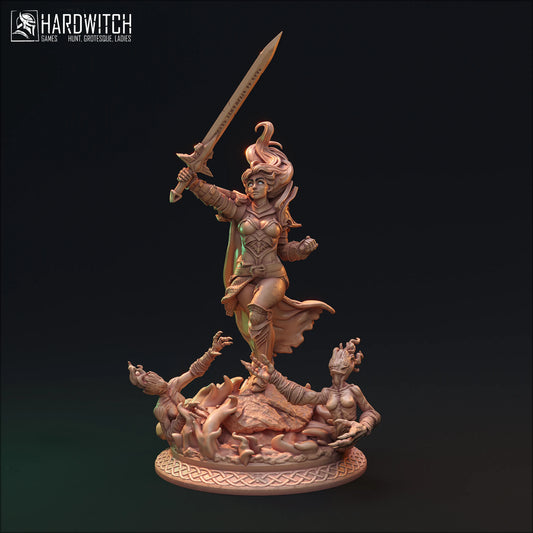 HardWitch Games - Vekhir Dettar - 75mm Pin Up/Figure/Model/Diorama