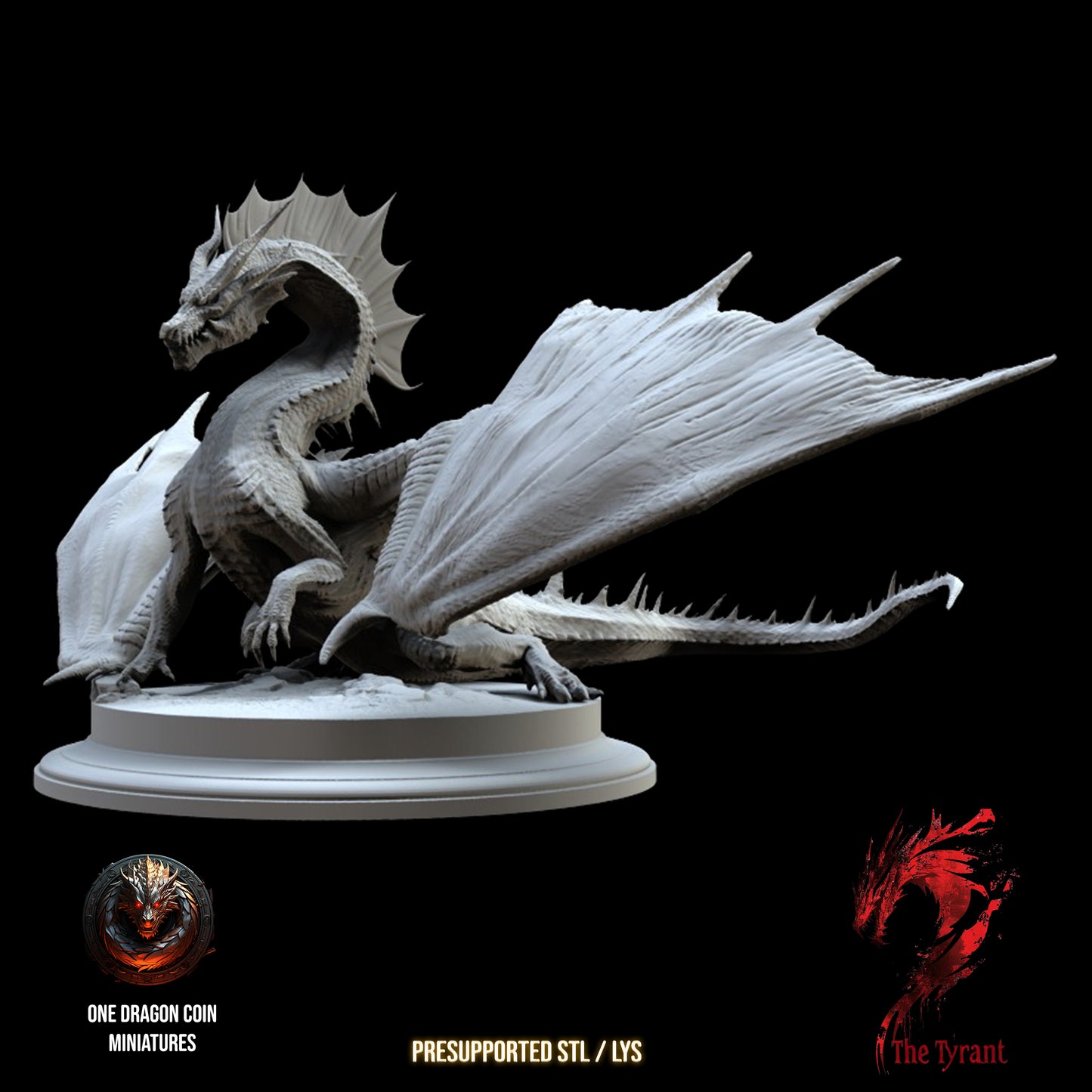 One Dragon Coin - Avernox - DnD/TTRPG Figure/Miniature