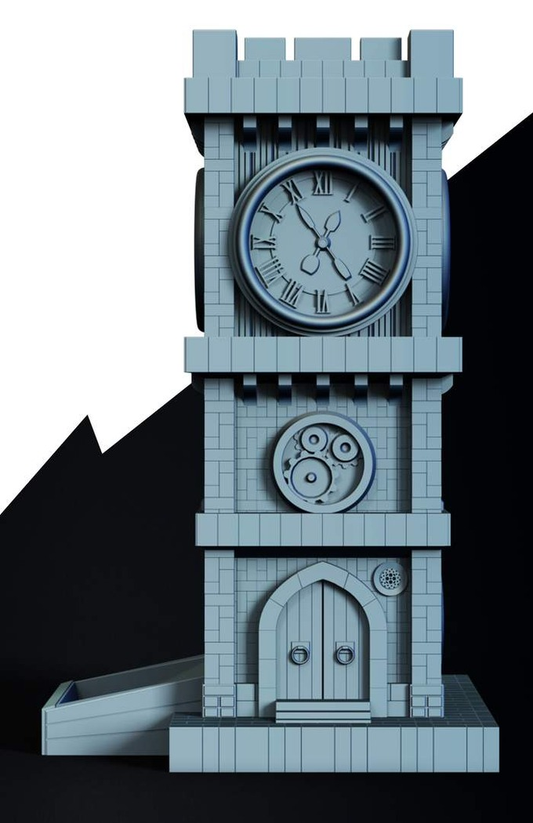 Slope3D - Clocktower (Maze) Dice Tower - DnD/TTRPG/Roleplaying/Wargames