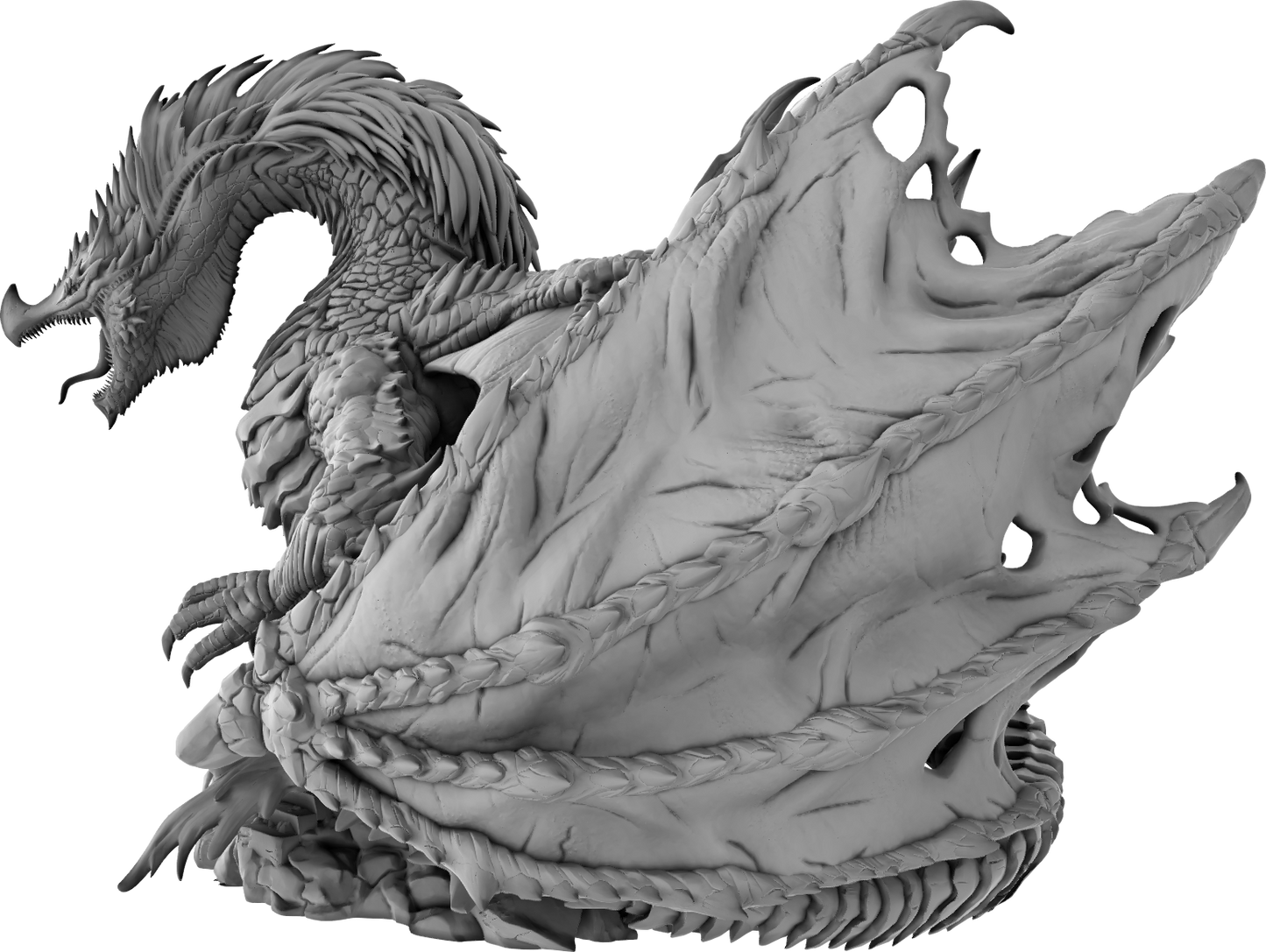 Aether & Alchemist - Purple Storm Dragon - DnD/Pathfinder/TTRPG Figure - Helios3DPrinting