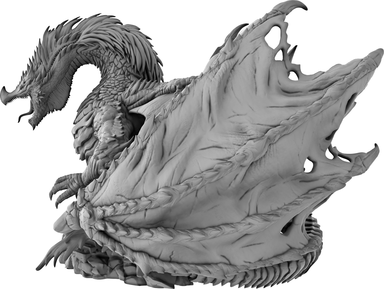 Aether & Alchemist - Purple Storm Dragon - DnD/Pathfinder/TTRPG Figure - Helios3DPrinting
