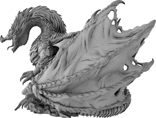 Aether & Alchemist - Purple Storm Dragon - DnD/Pathfinder/TTRPG Figure - Helios3DPrinting
