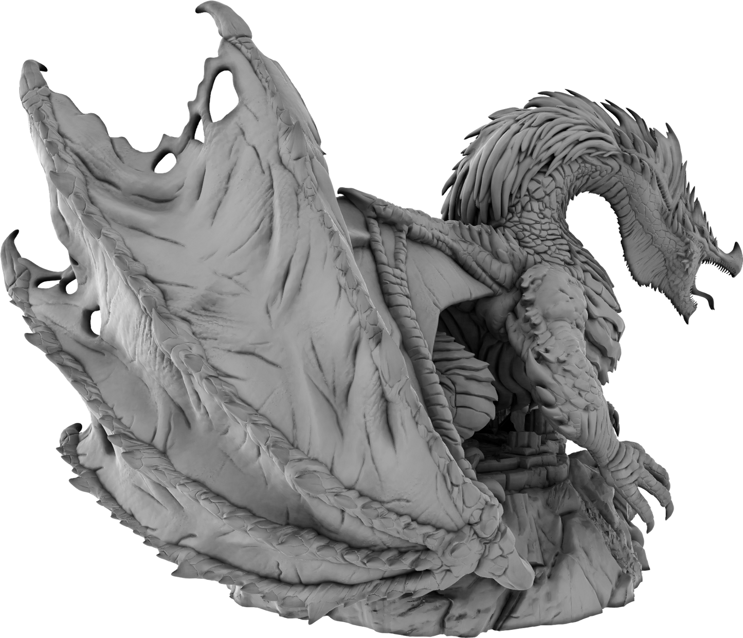 Aether & Alchemist - Purple Storm Dragon - DnD/Pathfinder/TTRPG Figure - Helios3DPrinting