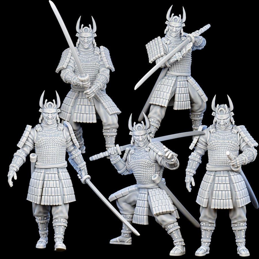 YourNeighborKnight - Bushido 3 - Oni Samurai - DnD/TTRPG Figure/Miniature