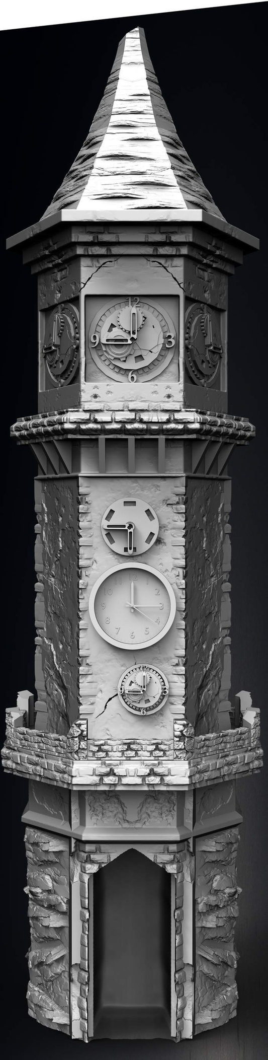 Slope3D - Clocktower (Antique) Dice Tower - DnD/TTRPG/Roleplaying/Wargames