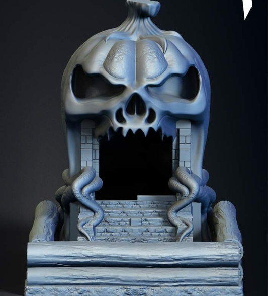 Slope3D - Pumpkin (Fortress) Dice Tower - DnD/TTRPG/Roleplaying/Wargames