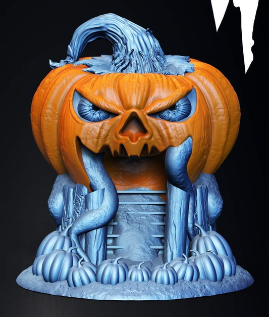 Slope3D - Pumpkin (Shack) Dice Tower - DnD/TTRPG/Roleplaying/Wargames