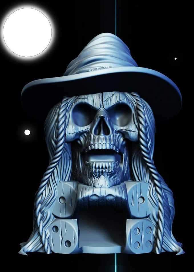 Slope3D - Witch (HexWeave) Dice Tower - DnD/TTRPG/Roleplaying/Wargames