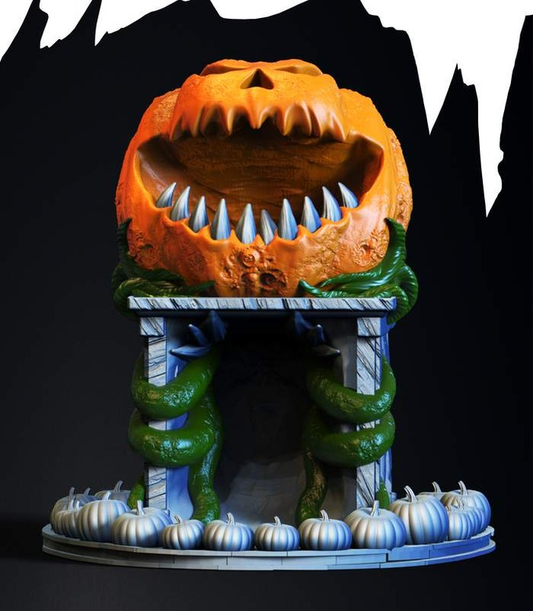 Slope3D - Pumpkin (Gothic) Dice Tower - DnD/TTRPG/Roleplaying/Wargames