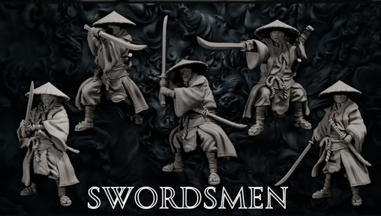 Forged Path - Tokugawa Ronin - Swordsman - DnD/Pathfinder/TTRPG Figure