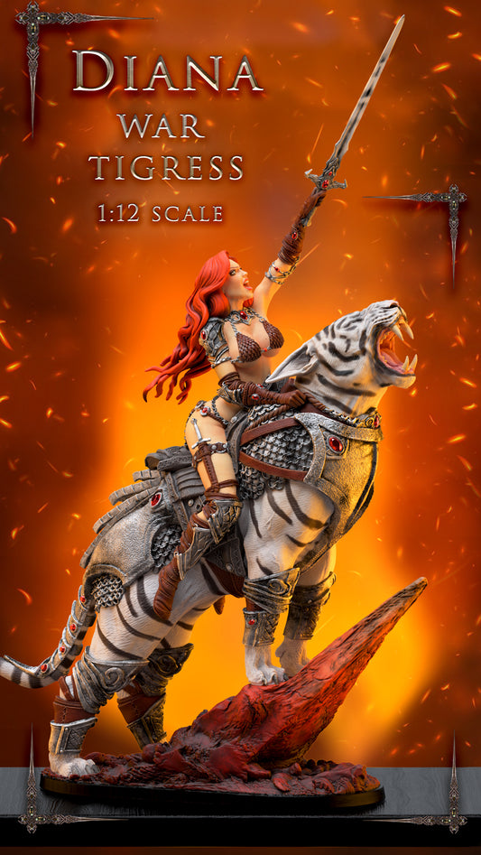 Printomancer - War Tigress: Diana - 1/12 200mm Pin Up/Figure/Model/Diorama