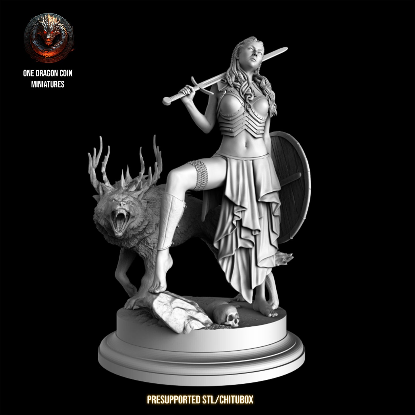 The Lady Model - Eirlys, Northern Princess -  75mm Pin Up/Figure/Model/Diorama