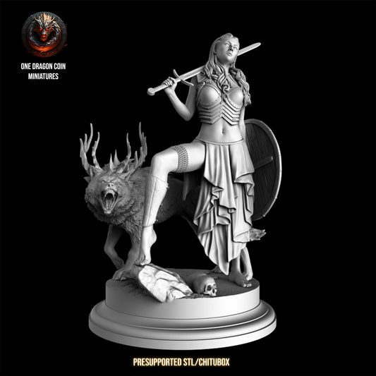 The Lady Model - Eirlys, Northern Princess -  75mm Pin Up/Figure/Model/Diorama