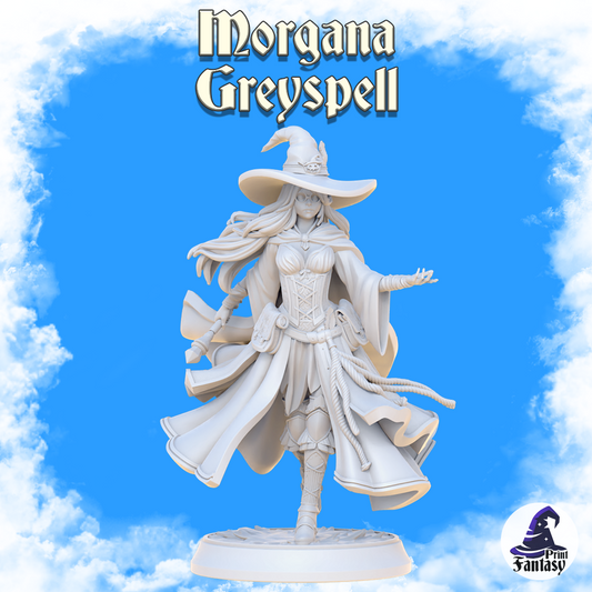 Print Fantasy - Chaos & Order - Morgana Greyspell - 75mm Pin Up/Figure/Model/Diorama