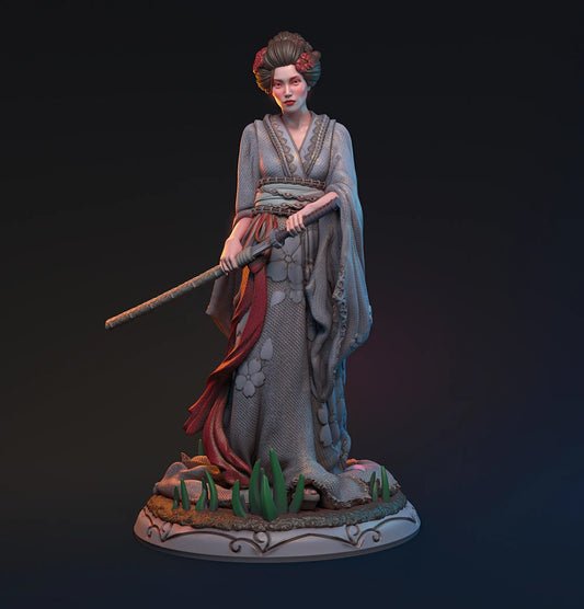 HardWitch Games - Yuki-onna - 32/75mm DnD/TTRPG Figure/Miniature